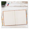 Notebooks & Pads | Blueline A8004 75-Sheet 11 in. x 8.5 in. 1-Subject Medium/College Rule Da Vinci Notebook - Tan Cover image number 3