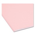 File Folders | Smead 17634 0.75 in. Expansion Assorted 1/3-Cut Tabs Legal Size Reinforced Top Tab Colored File Folders - Pink (100/Box) image number 4