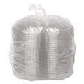 Cups and Lids | WNA APB80DM 10 in. Diameter x 1.38 in. h Caterline Pack n' Serve Dome Plastic Lids - Clear (25/Carton) image number 2