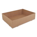 Food Trays, Containers, and Lids | SCT 1268 13.5 in. x 9.88 in. x 3.38 in. Kraft Paper Donut Trays - Brown (150/Carton) image number 0