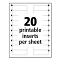 Label & Badge Holders | Avery 71203 The Mighty Badge 3 in. x 1 in. Horizontal Inkjet Name Badge Holder Kit - Gold (10/Pack) image number 2