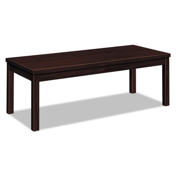 COFFEE AND ACCENT TABLES | HON H80191.NN 48 in. W x 20 in. D x 16 in. H Laminate Occasional Coffee Table - Rectangular Mahogany