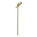 Food Service | AmerCareRoyal R803 4 in. Paper Knotted Bamboo Pick - Natural (1000/Carton) image number 0