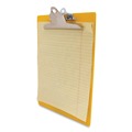 Clipboards | Saunders 21605 1 in. Clip Capacity Holds 8.5 in. x 11 in. Sheets Recycled Plastic Clipboard with Ruler Edge - Yellow image number 2