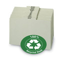 File Folders | Smead 50365 1/3-Cut Tab January to December 8.5 in. x 11 in. 100% Recycled Monthly Top Tab File Guide Set - Green (12/Set) image number 4