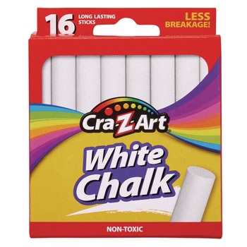 Cra-Z-Art 1080048 White Chalk (16/Pack)