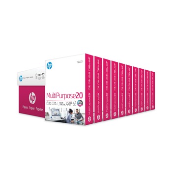  | HP Papers 112000- MultiPurpose20 8.5 in. x 11 in. Paper - 96 Bright White (500 Sheets/Ream, 10 Reams/Carton)