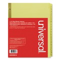 Dividers & Tabs | Universal UNV20813 Deluxe Preprinted Plastic Coated 1-to-31 Tab Dividers with Black Printing - Buff (1 Set) image number 0