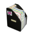 File Folders | C-Line 58810 10 in. Expansion 13 Sections 1/12-Cut Tabs Vertical Expanding File - Letter Size, Black image number 2