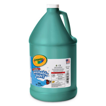  | Crayola 542128044 1 gal. Bottle Washable Paint - Green