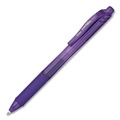 Pens | Pentel BL107-V 0.7 mm EnerGel-X Gel Pen - Medium/Violet Ink/Translucent Violet/Violet Barrel (1-Dozen) image number 2
