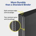 Back to School Sale | Avery 79809 3 One Touch EZD Rings 1 in. Capacity 11 in. x 8.5 in. Heavy-Duty View Binder with DuraHinge - Navy Blue (12/Carton) image number 3