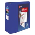 Binders | Avery 79817 11 in. x 8.5 in. 3 Rings 5 in. Capacity Heavy-Duty View Binder with DuraHinge and Locking One Touch EZD Rings - Pacific Blue image number 0