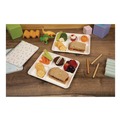 Food Trays, Containers, and Lids | Pactiv Corp. MC58000SBB Compostable Fiber Blend School Lunch Tray, 10 x 8 x 1, White, 240/Carton image number 7