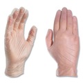 Disposable Gloves | Ammex GPX342100 3 mil Industrial Powder-Free Vinyl Gloves - Small, Clear (1000/Carton) image number 4