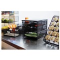 Desktop Organizers | Safco 3275BL 11.5 in. x 8.25 in. x 8.25 in. 7 Compartments 3 Drawer Hospitality Organizer - Black image number 4