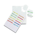 File Folders | Smead 64912 Viewables 3.5 in. Wide 1/3-Cut Quick-Fold Tabs with Labels Hanging Folder Tabs and Labels - White (45/Pack) image number 0