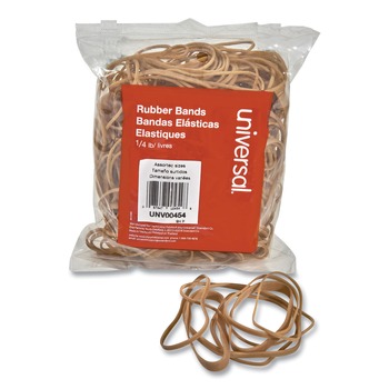 Universal UNV00454 4 oz. Box  Size 54 (Assorted )Rubber Bands - Beige (1 Pack)