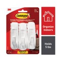 Wall Racks & Hooks | Command 17003-3ES 5 lbs. Capacity Large Plastic General Purpose Hooks - White (3/Pack) image number 4