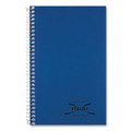 Notebooks & Pads | National 33502 80 Sheets 7.75 in. x 5 in. Medium/College Rule Single-Subject Wirebound Notebooks - Blue Kolor Kraft Front Cover image number 1