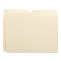 File Folders | Universal UNV12112EE 1/2-Cut Assorted Top Tab File Folders - Letter Size, Manila (100/Box) image number 0