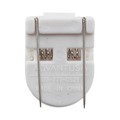 Just Launched | Advantus 75301 40 Sheet Capacity Panel Wall Clips for Fabric Panels - White (20/Box) image number 2