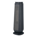 Heaters | Alera HECT24 7.17 in. x 7.17 in. x 22.95 in. Ceramic Heater Tower with Remote Control - Black image number 2