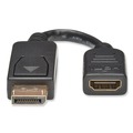Electronic Adapters & Chargers | Tripp Lite P136-000 6 in. DisplayPort to HDMI Adapter Cable - Black image number 1