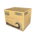 Cutlery | Boardwalk BWKSPORKBLPPIW Mediumweight Wrapped Polypropylene Plastic Spork Cutlery - Black (1000/Carton) image number 2