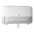 Paper Towels and Napkins | Tork 473200 14.17 x 5.08 x 8.23 Elevation Coreless High Capacity Bath Tissue Dispenser - White image number 2