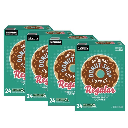 Coffee | The Original Donut Shop 5000330069 Coffee K-Cups - Donut Shop Regular (96/Carton) image number 0