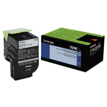 Lexmark 70C10K0 70C10K0 1,000 Page-Yield Return Program Toner - Black