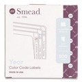 Dividers & Tabs | Smead 68326 Yearly End Tab File Folder Labels 0.75 x 1.5 Orange 500/Roll image number 5