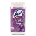 Hand Wipes | LYSOL Brand 19200-56264 Disinfecting Wipes, 1-Ply, 7 x 7.25, Lavender and Cotton Blossom, White, 80 Wipes/Canister image number 0