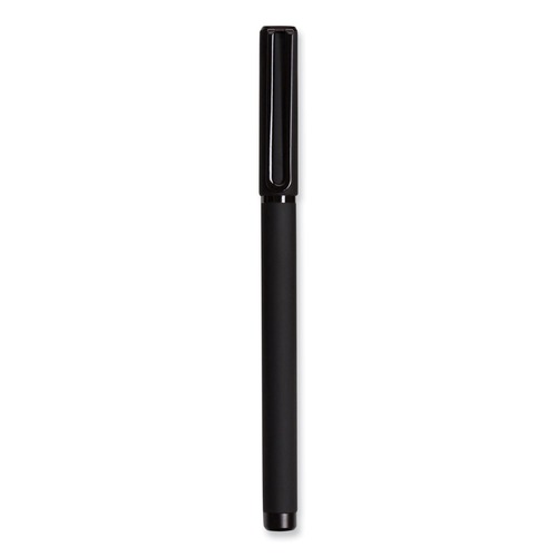 Pens | U Brands 5007U01-24 0.7 mm Fine Catalina Soft Touch Stick Porous Point Pen - Black (12/Pack) image number 0
