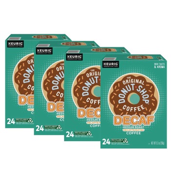 PRODUCTS | The Original Donut Shop 5000341140 Coffee K-Cup Pods - Decaf (96/Carton)