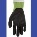 Cleaning Gloves | MCR Safety 9277PUXL Cut Pro Gloves - X-Large/Black/Lime (1-Dozen) image number 4