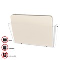 Desktop Organizers | Deflecto 63201 Unbreakable DocuPocket 14.5 in. x 3 in. x 6.5 in. Letter Size Wall File - Clear image number 8