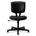 Just Launched | HON H5701.SB11.T Volt Series 250 lbs. Capacity 18 in. to 22.25 in. Seat Height Leather Task Chair - Black image number 2