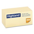 Labels | Highland 6549-18 3 in. x 3 in. Self-Stick Notes - Yellow (18 Pads/Pack) image number 3