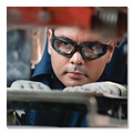 Safety & First Aid | Ansell 25672 V50 Calico Safety Eyewear with Head Strap, KleenVision Anti-Fog Coating, Black Nylon Frame, Clear Polycarbonate Lens image number 5