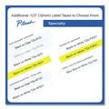 Labels | Brother P-Touch TZES131 0.47 in. x 26.2 ft. TZe Standard Adhesive Laminated Labeling Tape - Black on Clear image number 4