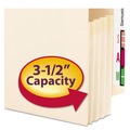 File Jackets & Sleeves | Smead 76124 3.5 in. Expansion Manila End Tab File Pockets - Legal, Manila (25/Box) image number 3