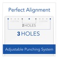 Just Launched | Swingline A7074030E 20-Sheet LightTouch Desktop 2- to 7-Hole Punch 9/32 in. Holes - Silver/Black image number 5