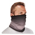 Safety & First Aid | Ergodyne 42322 N-Ferno 6491 One Size Fits Most Reversible Thermal Fleece plus Poly Multi-Band - Light Gray Fade image number 5