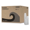 Food Trays, Containers, and Lids | Boardwalk BWKPRTN1TS 1 oz Plastic Souffle/Portion Cups - Clear (2500/Carton) image number 1