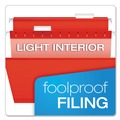 Just Launched | Pendaflex 04152 1/5 ASST 1/5-Cut Tabs Colored Reinforced Hanging Letter Folders - Assorted Bright File Folder Colors (25/Box) image number 6