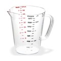 Food Service | Carlisle 4314407 0.5 gal. Commercial Plastic Measuring Cup - Clear image number 0