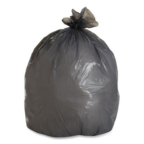 Storage Accessories | Boardwalk H7658PGK 38 in. x 58 in. 1.3 mil 60 Gallon Low-Density Linear Industrial Can Liners - Gray (100/Carton) image number 0