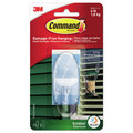 Wall Racks & Hooks | Command 17093CLR-AWES 4 lb Capacity All Weather Plastic Hooks and Strips - Large/Clear (1/Pack) image number 0